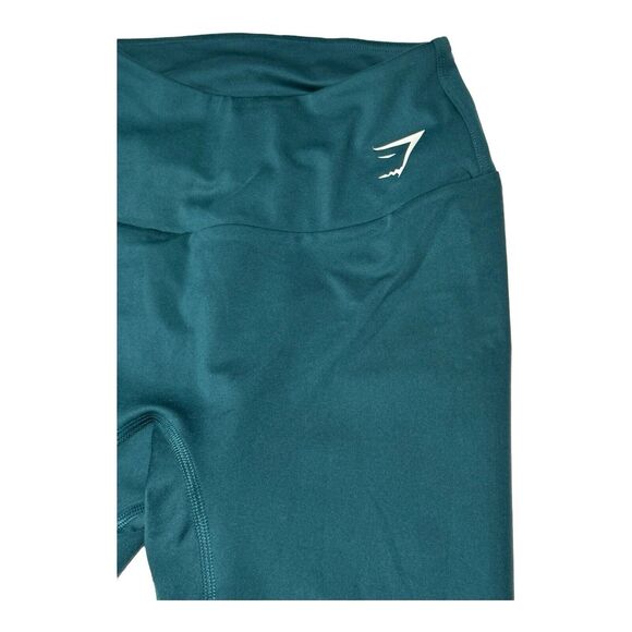 Gymshark Womens Training B1A1V 7/8 Leggings TEAL SMALL High Rise Stretch - Picture 4 of 11